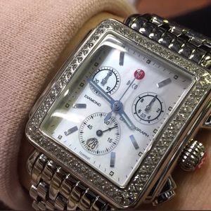 Michele Diamond Deco .60ctw diamonds with box